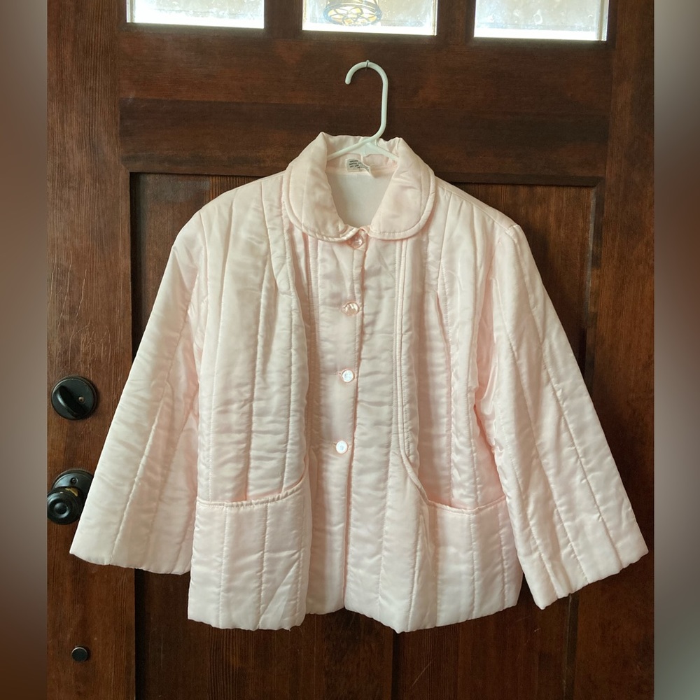 Vintage Nanette Undies Co Quilted Jacket Size Medium